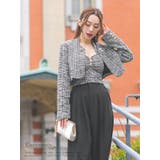 3ピースベアホルタートップワイドセレモニースーツセット パンツスーツ 結婚式スー… | Retica | 詳細画像2 