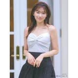 ねじりリボンデザインラメキャミソール インナーキャミソール リボンキャミ | Retica | 詳細画像2 