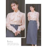ワンカラーシアー×リボン付きブラウス トップス シアーブラウス | Retica | 詳細画像7