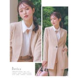 デコルテカット×長袖ブラウス セレモニースーツ スーツ小物 | Retica | 詳細画像1