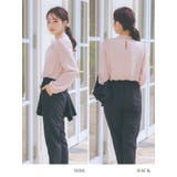 ワンカラーシフォン×ボウタイネックリボンブラウス トップス シフォンブラウス | Retica | 詳細画像3