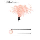 パール×かすみ草デザインヘアアクセサリー3点セット パーティードレス小物 浴衣小物 | Retica | 詳細画像4