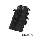 ブラック | シフォンプリーツフリルカフス 浴衣小物 和装小物 | Retica