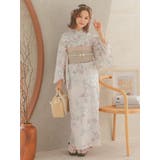 淡色カラー繊細フラワーワンピース浴衣3点セット 二部式浴衣 セットアップ | Retica | 詳細画像8 