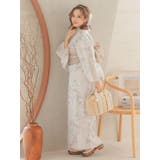 淡色カラー繊細フラワーワンピース浴衣3点セット 二部式浴衣 セットアップ | Retica | 詳細画像9 