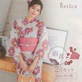 Retica ニュアンスベージュに大椿 浴衣2点セット | Retica | 詳細画像1 