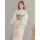 Retica イエロー地に白の牡丹と小花柄 浴衣2点セット | Retica | 詳細画像5 