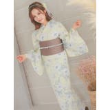 Retica イエロー地に白の牡丹と小花柄 浴衣2点セット | Retica | 詳細画像6 