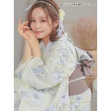 Retica イエロー地に白の牡丹と小花柄 浴衣2点セット | Retica | 詳細画像2 