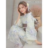 Retica イエロー地に白の牡丹と小花柄 浴衣2点セット | Retica | 詳細画像5 