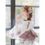 Retica 白地に紅紫の金魚 浴衣2点セット | Retica | 詳細画像3 
