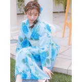 Retica 水色の水彩紫陽花 浴衣2点セット | Retica | 詳細画像2 
