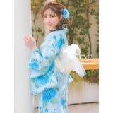 Retica 水色の水彩紫陽花 浴衣2点セット | Retica | 詳細画像3 