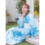 Retica 水色の水彩紫陽花 浴衣2点セット | Retica | 詳細画像4 
