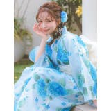 Retica 水色の水彩紫陽花 浴衣2点セット | Retica | 詳細画像7 