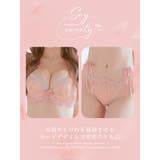 コード×リボンフラワー刺繍レースカップブラ＆ショーツセット ガーリーランジェリー… | my minette | 詳細画像6 