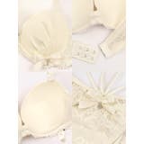 レースリボンウエストコードブラ&ショーツセット 勝負下着 ガーリーランジェリー | my minette | 詳細画像9