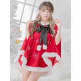 ふわもこファー×リボンタイのクリスマスセットアップコスチューム ガーリーサンタ | my minette | 詳細画像2 