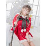 ふわもこファー×リボンタイのクリスマスセットアップコスチューム ガーリーサンタ | my minette | 詳細画像4 