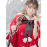 ふわもこファー×リボンタイのクリスマスセットアップコスチューム ガーリーサンタ | my minette | 詳細画像5 