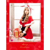 うさ耳ケープ付きウエストマークリボン×Aラインサンタコスチューム サンタコスプレ | my minette | 詳細画像2 