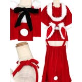 うさ耳ケープ付きウエストマークリボン×Aラインサンタコスチューム サンタコスプレ | my minette | 詳細画像9 