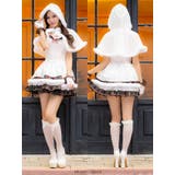 チェック柄×ふわもこファーのクリスマスコスチューム ガーリーサンタ セクシー | my minette | 詳細画像11 