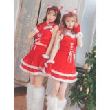 ふわもこ×レースアップのキャットガール風サンタコス サンタコスプレ クリスマス | my minette | 詳細画像6