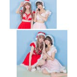 フェザー×レースフロントジップセットアップサンタコスチューム サンタコスプレ | my minette | 詳細画像5