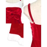 フロントダブルリボンAラインサンタコスチューム サンタコスプレ ガーリーサンタ | my minette | 詳細画像9