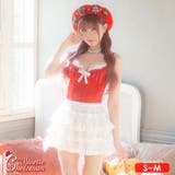 ベレー帽付き◎映え系ドレスサンタコーデ ガーリーサンタ セクシー | my minette | 詳細画像1 