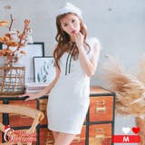 総レースバストカットネックリボンタイトミニドレス クリスマスドレス サンタコスプ… | my minette | 詳細画像1 