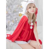ポンポン付きケープ風トップス×ショーパンのサンタコスチューム サンタコスプレ | my minette | 詳細画像2 