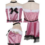 ブラックレース＆チュールグリッターラメオフショルサンタコスチューム サンタコスプ… | my minette | 詳細画像8 