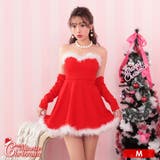 フェザーパイピングAラインミニスカサンタコスチューム サンタコスプレ | my minette | 詳細画像1