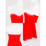 フェザーパイピングAラインミニスカサンタコスチューム サンタコスプレ | my minette | 詳細画像7