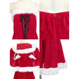 レースアップ×Aラインねこ耳フード付きケープサンタコスチューム サンタコスプレ | my minette | 詳細画像8