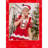 アイドル衣装風ウエストカット×チェックフレアサンタコスチューム サンタコスプレ | my minette | 詳細画像2
