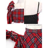 ふわもこファーが華やか！チェック柄サンタセットアップドレス ガーリードレス | my minette | 詳細画像11 