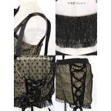 ブラックドットチュール×レースアップバニーガールコスチューム セクシーコスプレ | my minette | 詳細画像9 