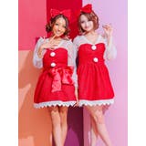 総スパンコール×シアーレースパフスリーブAラインフレアミニドレス ガーリードレス | my minette | 詳細画像3