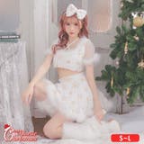 スノーデザインコードネック×リボンカチューシャサンタコスチューム サンタコスプレ | my minette | 詳細画像1