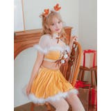シアースリーブデコルテカットミニスカトナカイコスチューム サンタコスプレ | my minette | 詳細画像5