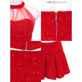 スパンコールチュールトップス×プリーツスカパン5点セットアップサンタコスチューム… | my minette | 詳細画像9 