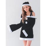 フレアシルエット×リボンショルダーサンタコスチューム サンタコスプレ | my minette | 詳細画像7