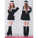 フレアシルエット×リボンショルダーサンタコスチューム サンタコスプレ | my minette | 詳細画像10