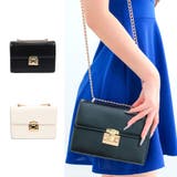 ブラック | フェイクレザーゴールドバックルスクエアミニバッグ ショルダーバッグ スクエアバッ… | my minette
