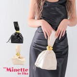 クリーム | ワンハンドルゴールドリングミニバッグ ハンドバッグ キャババッグ | my minette