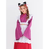 ふわもこ猫耳×着物風ワンピースのメイドコスチューム ハロウィンコスプレ ガーリー… | my minette | 詳細画像3 
