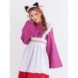 ふわもこ猫耳×着物風ワンピースのメイドコスチューム ハロウィンコスプレ ガーリー… | my minette | 詳細画像5 